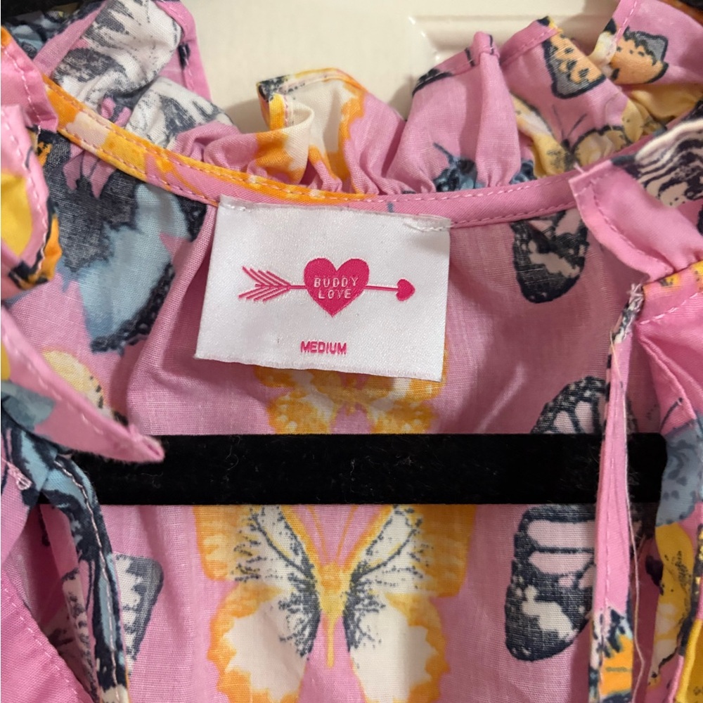 Buddy Love Pink and Yellow Butterfly dress. Worn just a few times.